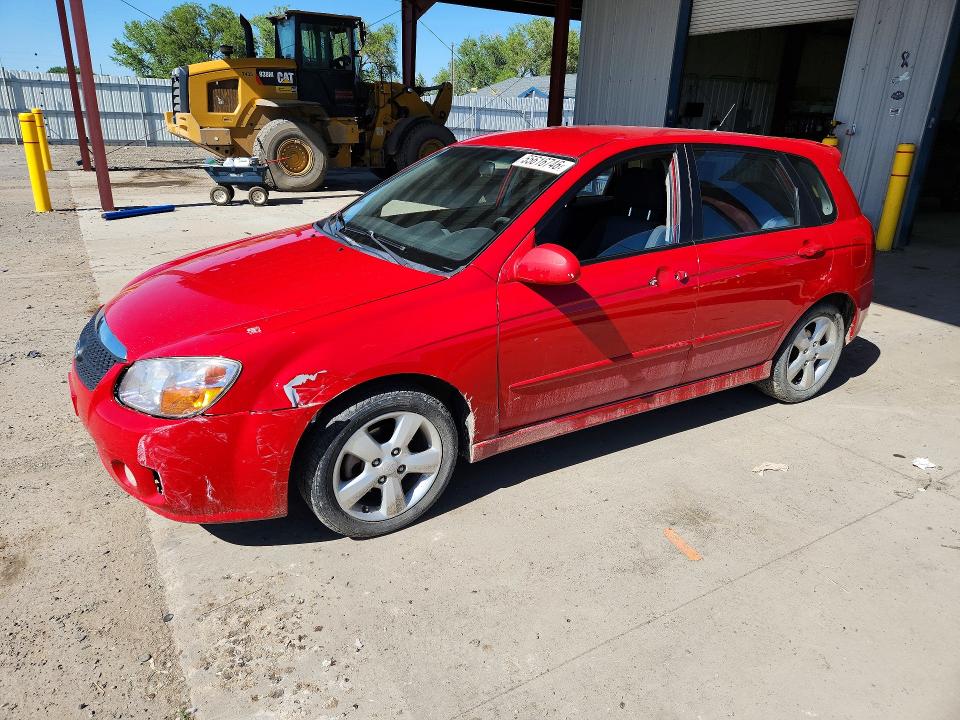 2007 Kia Spectra VIN KNAFE161175000486 COPART salvage auction — FRONT END, Mt - Certificate Of Title, sold $175 on 2026-07-20 (photo 1)