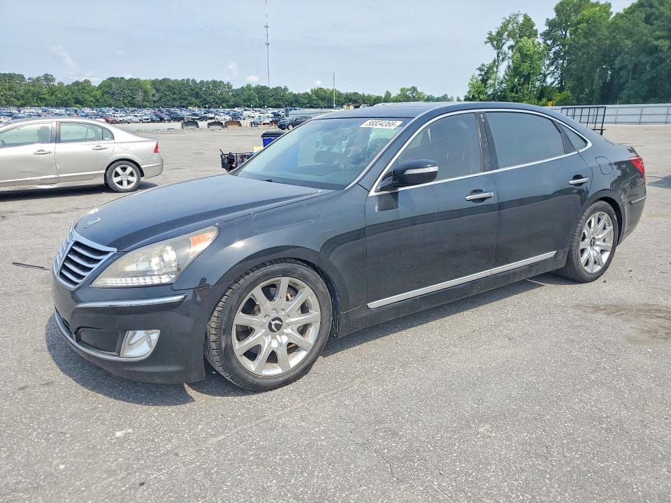 2012 Hyundai VIN KMHGH4JH2CU051530 COPART salvage auction — SIDE, NC - SALVAGE CERTIFICATE OF TITLE, sold $700 on 2026-07-30 (photo 1)
