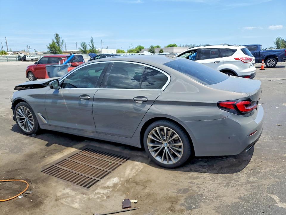 2021 BMW 5er VIN WBA53BH01MCF19947 COPART salvage auction — FRONT END, Fl - Certificate Of Destruction, sold $4,650 on 2026-07-22 (photo 2)