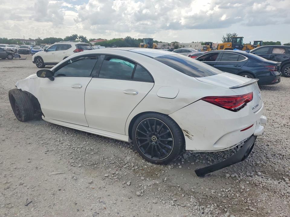 2022 Mercedes-benz Cla-klasse VIN W1K5J4GB1NN294106 COPART salvage auction — FRONT END, Fl - Certificate Of Destruction, sold $6,500 on 2026-07-31 (photo 2)