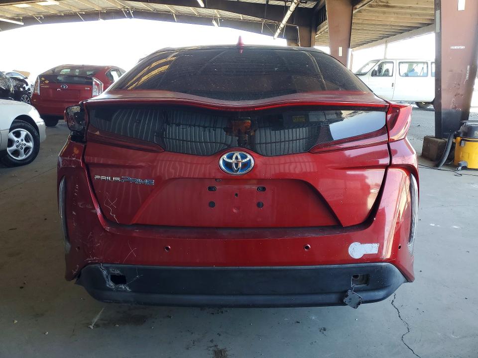 2017 Toyota Prius prime VIN JTDKARFP4H3001290 COPART salvage auction — REAR END, Ca - Salvage Certificate, sold $5,100 on 2026-07-09 (photo 6)