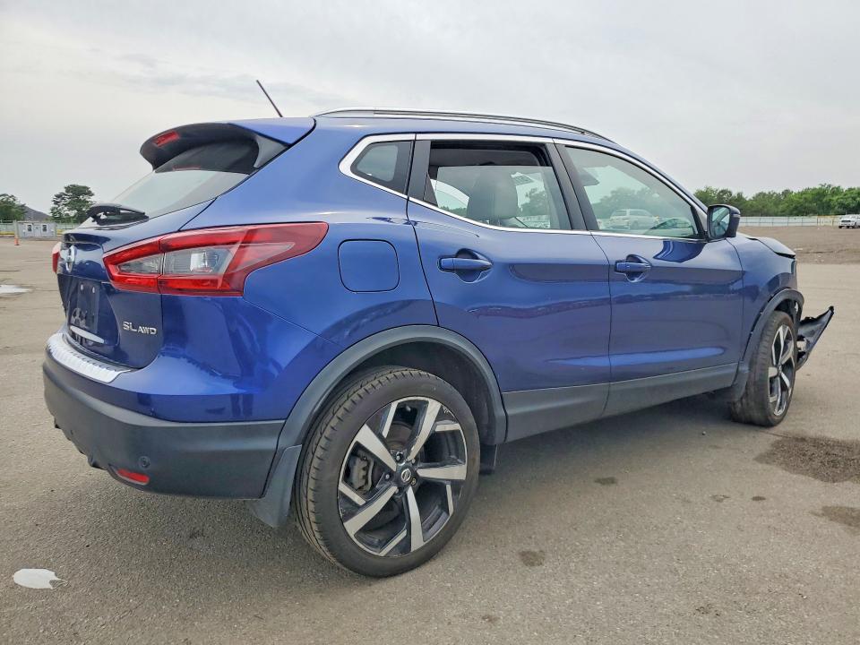 2020 Nissan Rogue VIN JN1BJ1CW8LW376929 COPART salvage auction — FRONT END, NY - MV-907A SALVAGE CERTIFICATE, sold $2,750 on 2026-07-27 (photo 3)