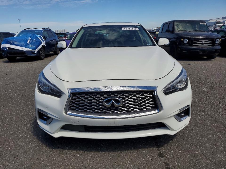 2021 Infiniti VIN JN1EV7BPXMM706162 COPART salvage auction — FRAME DAMAGE, Ca - Certificate Of Title, sold $8,500 on 2026-07-31 (photo 5)