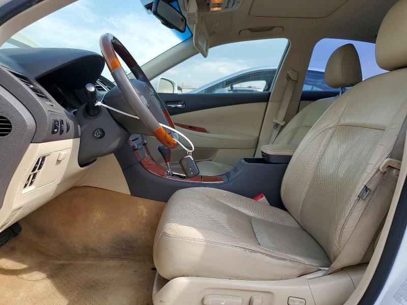 2010 Lexus Es 350 VIN JTHBK1EG0A2360694 COPART salvage auction — FRONT END, Ca - Salvage Certificate, sold $850 on 2026-07-02 (photo 7)