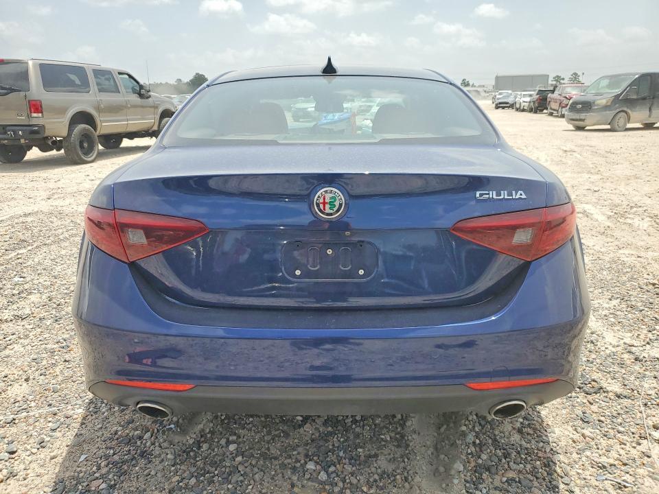 2021 Alfa romeo Giulia VIN ZARFAMBN0M7640249 COPART salvage auction — FRONT END, Tx - Salvage Vehicle Title, sold $2,350 on 2026-07-17 (photo 6)