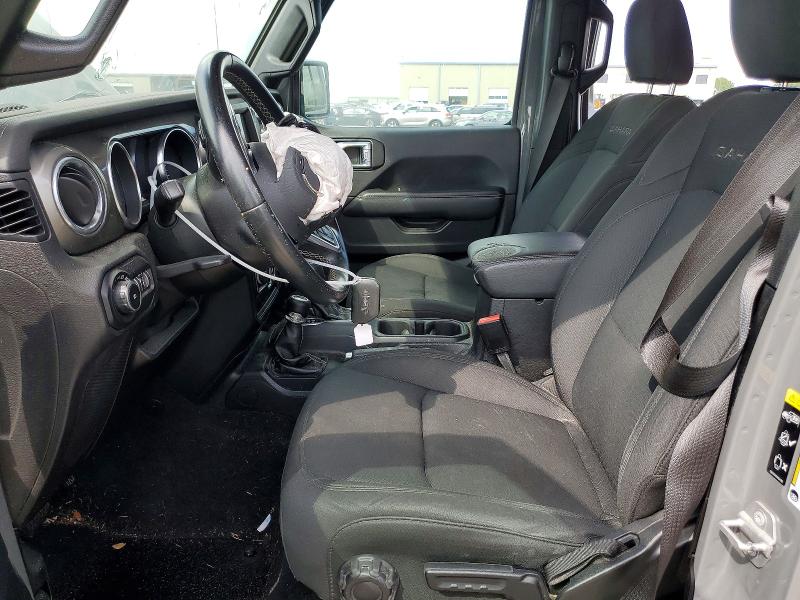 2021 Jeep Wrangler unlimited VIN 1C4HJXEN8MW645530 COPART salvage auction — FRONT END, Tx - Salvage Vehicle Title, sold $8,900 on 2026-07-20 (photo 7)