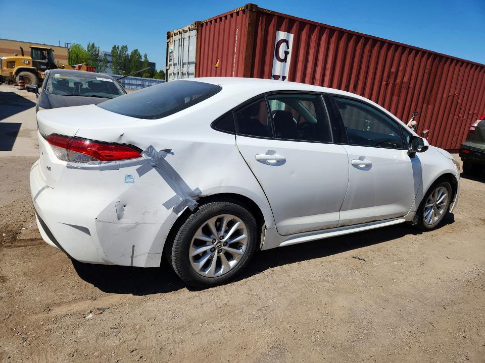 2020 Toyota Corolla VIN 5YFBPRBE7LP013730 COPART salvage auction — REAR END, On - Permit No Brand - Unfit, sold $6,600 on 2026-07-07 (photo 3)
