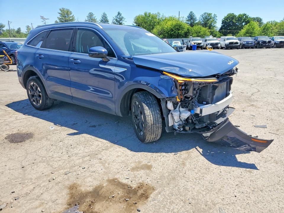 2025 Kia Sorento VIN 5XYRLDJC7SG361124 COPART salvage auction — FRONT END, Pa - Certificate Of Salvage, sold $9,200 on 2026-07-31 (photo 4)