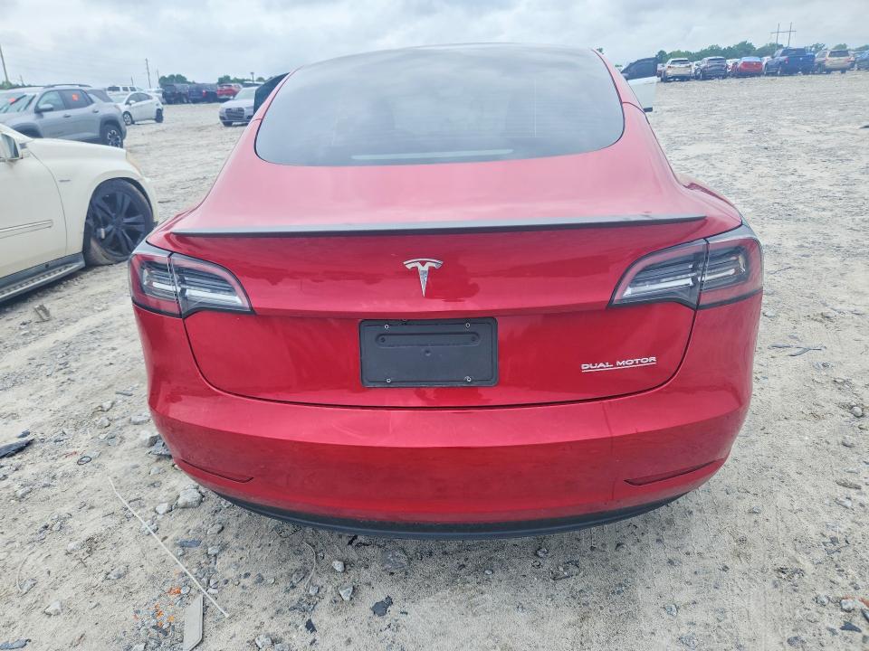 2021 Tesla Model 3 VIN 5YJ3E1EC3MF086953 COPART salvage auction — SIDE, GA - CERT OF TITLE-SALVAGE (P), sold $1,600 on 2026-07-27 (photo 6)