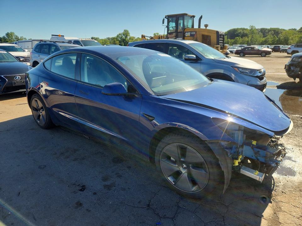 2023 Tesla Model 3 VIN 5YJ3E1EB7PF624968 COPART salvage auction — FRONT END, Ct - Cert Of Title-Salvage, sold $10,100 on 2026-07-10 (photo 4)
