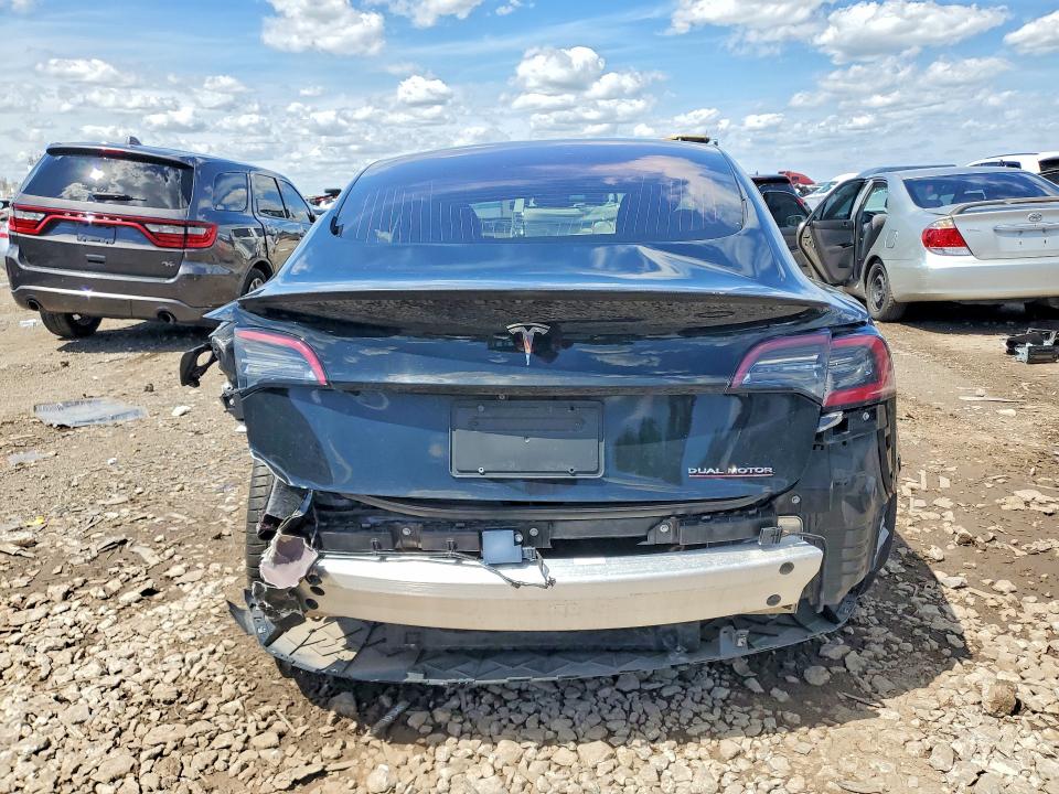 2018 Tesla Model 3 VIN 5YJ3E1EB6JF188119 COPART salvage auction — REAR END, Il - Salvage Certificate, sold $4,150 on 2026-07-29 (photo 6)