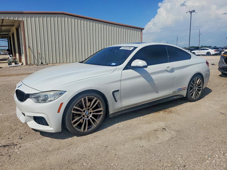 2015 BMW 4er VIN WBA3N3C53FK234280 COPART salvage auction — FRONT END, Tx - Salvage Vehicle Title, sold $4,900 on 2026-07-08 (photo 1)