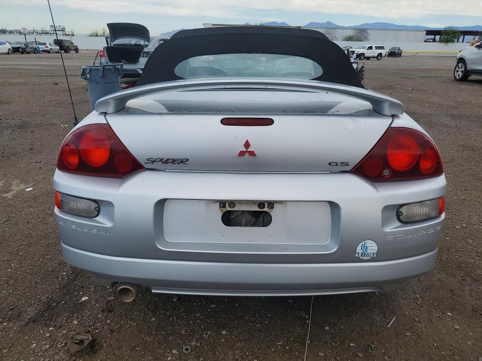 2001 Mitsubishi ECLIPSE VIN 4A3AE45G21E142497 COPART salvage auction — MECHANICAL, Az - Certificate Of Title, sold $250 on 2026-07-10 (photo 6)