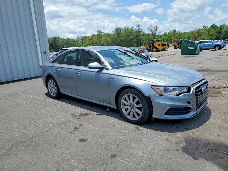 2013 Audi A6 VIN WAUHGAFC4DN041968 COPART salvage auction — FRONT END, Fl - Cert Of Title Slvg Rebuildable, sold $750 on 2026-07-06 (photo 4)