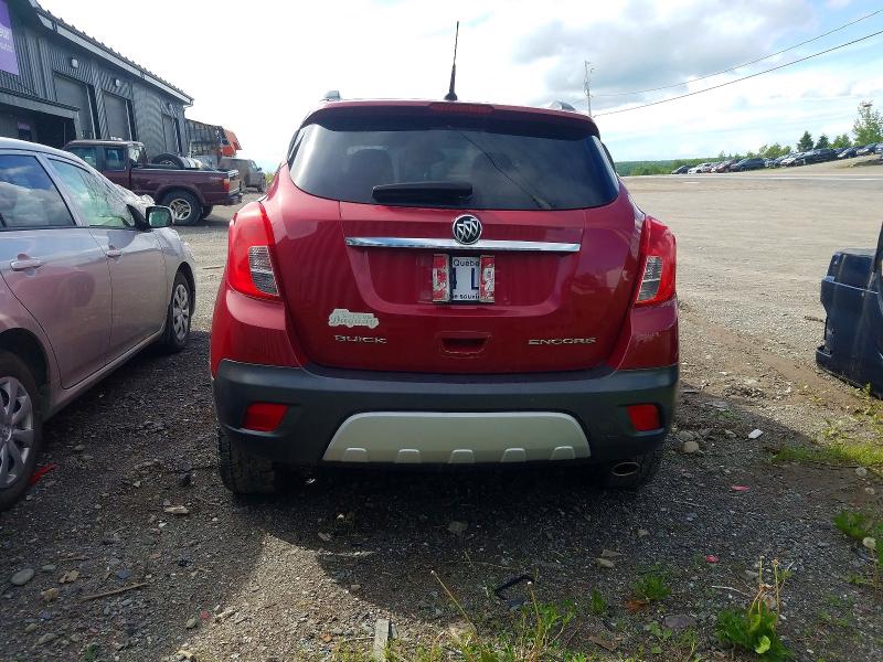 2013 Buick Encore VIN KL4CJASB7DB086376 COPART salvage auction — SIDE, Qc - Gravement Accidente, sold $125 on 2026-07-28 (photo 6)