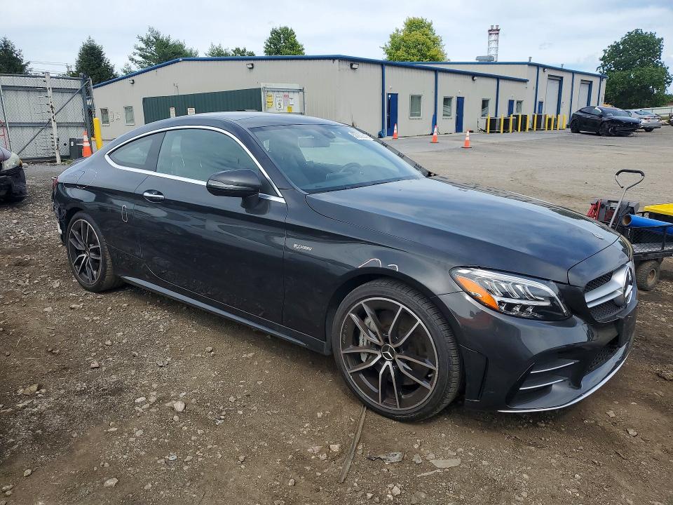 2020 Mercedes-benz C-klasse amg VIN WDDWJ6EBXLF962494 COPART salvage auction — REAR END, Md - Cert Of Salvage < 75% Damage, sold $13,100 on 2026-08-17 (photo 4)