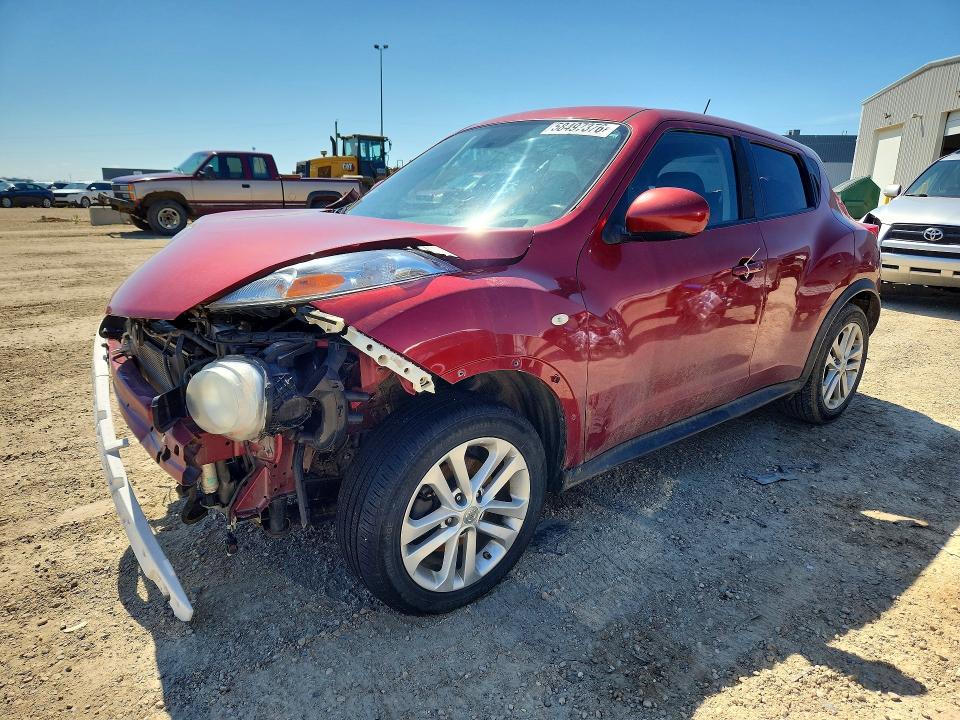 2011 Nissan Juke VIN JN8AF5MV8BT020671 COPART salvage auction — FRONT END, Ab - Bos - Salvage, sold $525 on 2026-07-09 (photo 1)