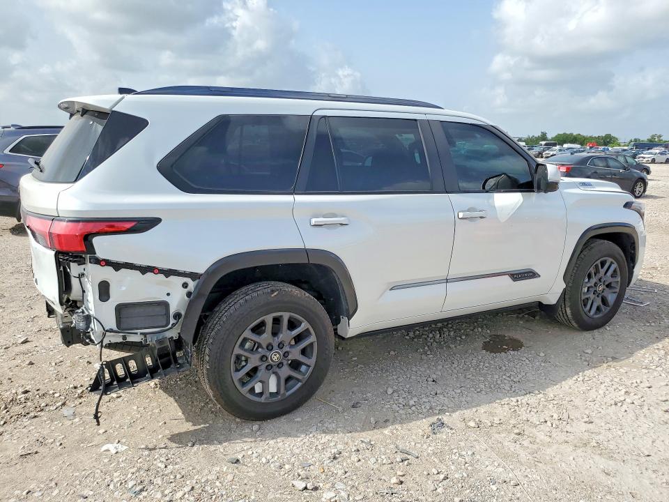 2026 Toyota Sequoia VIN 7SVAAABA8TX077925 COPART salvage auction — REAR END, TX - SALVAGE VEHICLE TITLE (P), sold $60,000 on 2026-08-13 (photo 3)