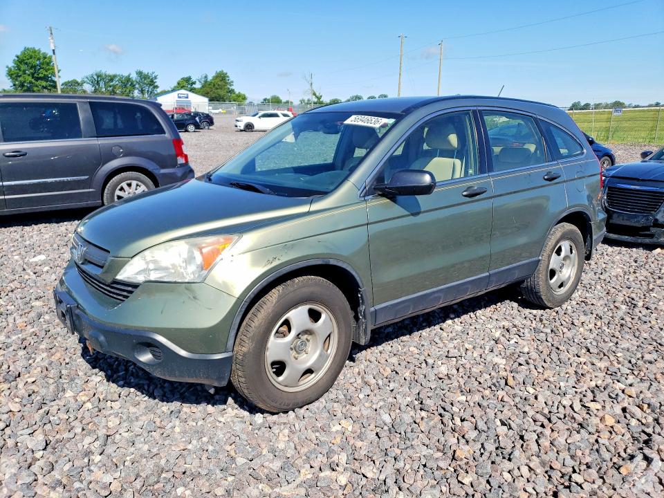 2007 Honda Cr-v VIN JHLRE48347C071034 COPART salvage auction — FRONT END, In - Cert Of Title-Salvage Title, sold $700 on 2026-07-21 (photo 1)