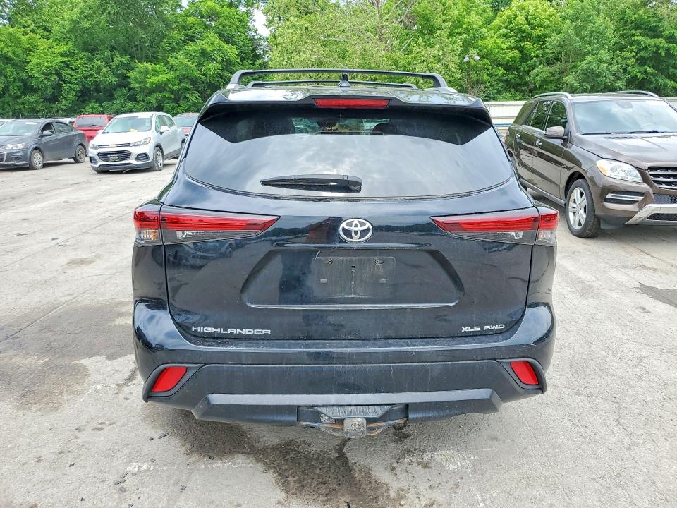 2024 Toyota VIN 5TDKDRBH8RS535432 COPART salvage auction — FRONT END, Pa - Certificate Of Salvage, sold $8,100 on 2026-07-16 (photo 6)