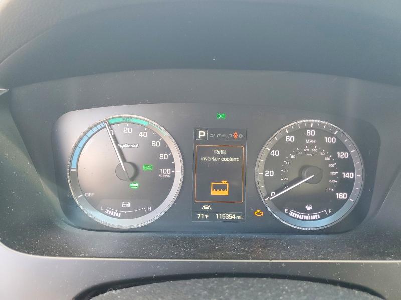 2016 Hyundai VIN KMHE34L10GA009130 COPART salvage auction — FRONT END, Id - Salvage Certificate Of Title, sold $800 on 2026-07-16 (photo 9)