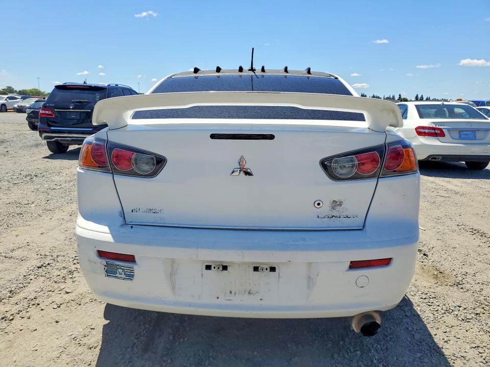 2010 Mitsubishi Lancer VIN JA32U8FW9AU002572 COPART salvage auction — FRONT END, CA - SALVAGE CERTIFICATE, sold $525 on 2026-07-09 (photo 6)