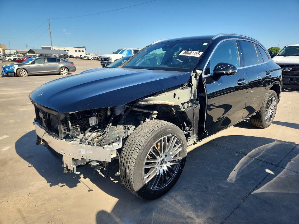 2025 Mercedes-benz VIN W1NKM4GB5SF345643 COPART salvage auction — FRONT END, Tx - Salvage Vehicle Title, sold $22,000 on 2026-07-13 (photo 1)