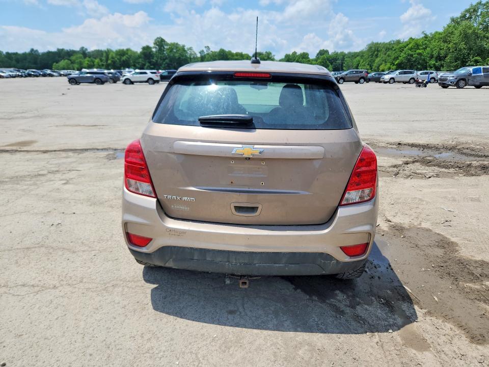 2018 Chevrolet Trax VIN 3GNCJNSB5JL208831 COPART salvage auction — FRONT END, Pa - Certificate Of Salvage, sold $950 on 2026-07-02 (photo 6)