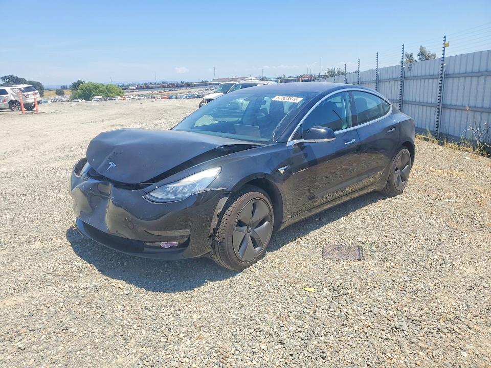 2018 Tesla Model 3 VIN 5YJ3E1EA8JF166064 COPART salvage auction — FRONT END, Ca - Salvage Certificate, sold $4,850 on 2026-07-16 (photo 1)