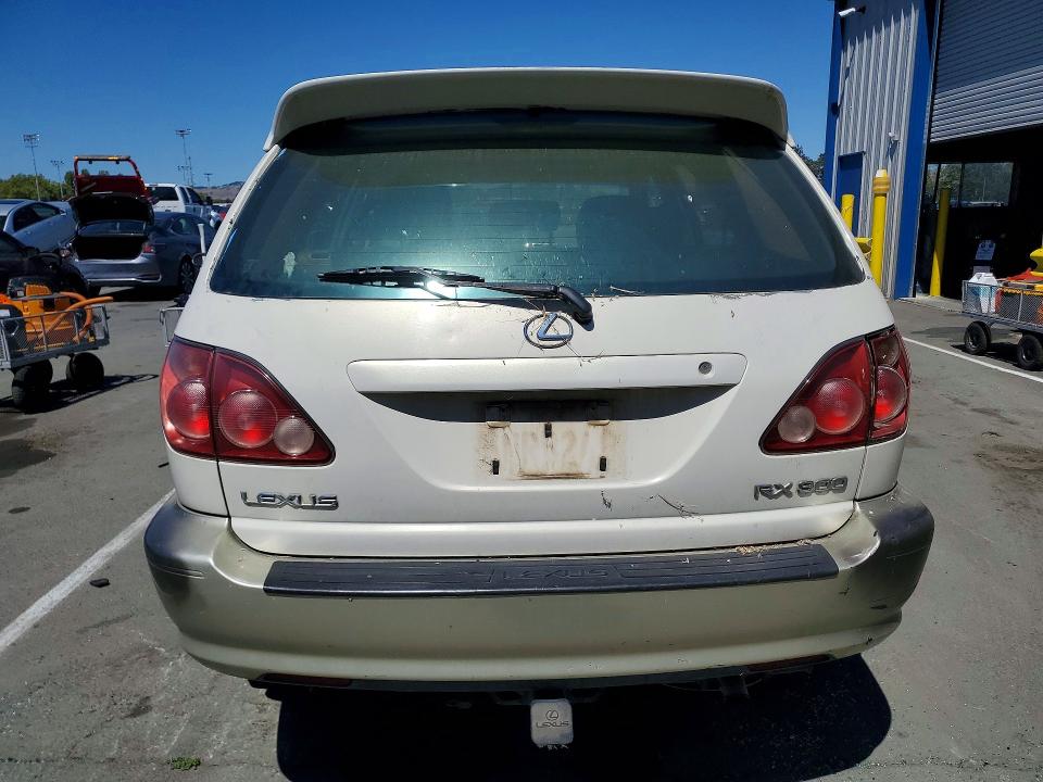 2000 Lexus Rx VIN JT6HF10U4Y0141084 COPART salvage auction — FRONT END, Ca - Dis/Dlr/Exp Only Clean Title, sold $125 on 2026-07-06 (photo 6)