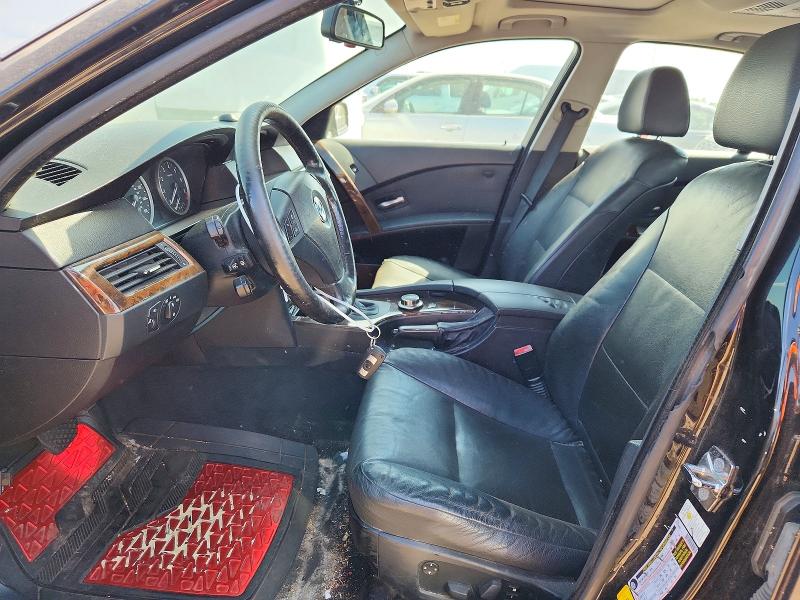 2007 BMW 5 series VIN WBANE73507CM49241 COPART salvage auction — FRONT END, Il - Certificate Of Title, sold $400 on 2026-07-09 (photo 7)