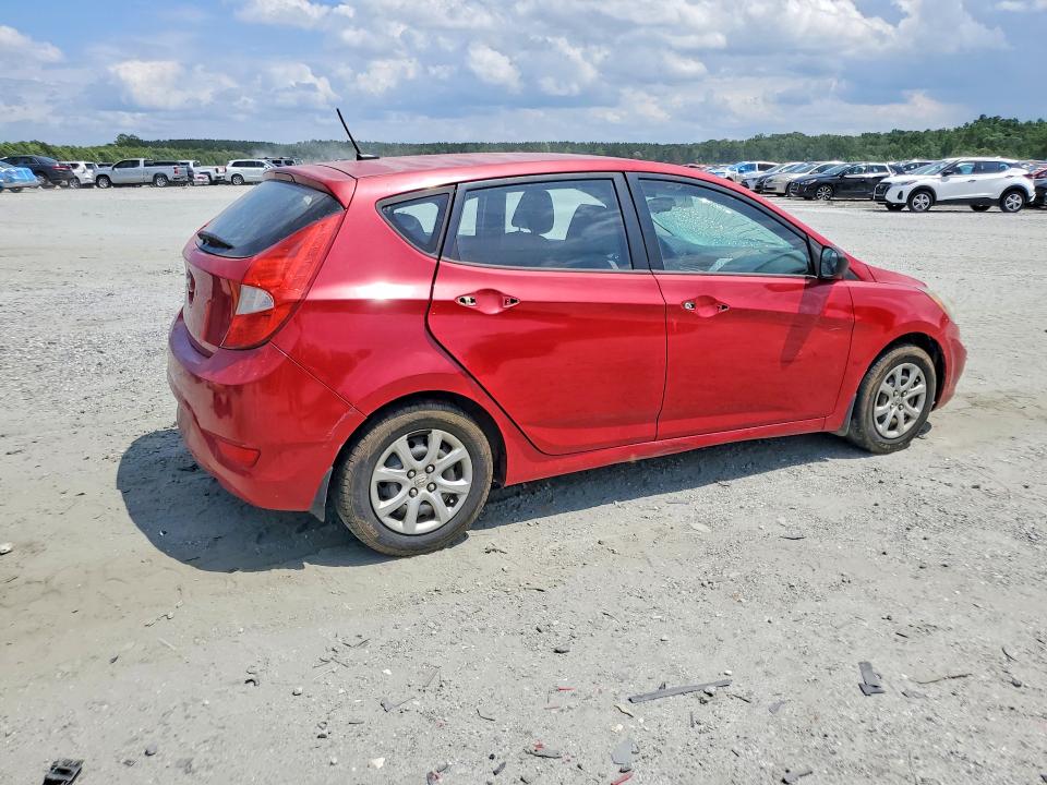 2012 Hyundai VIN KMHCT5AE4CU036682 COPART salvage auction — VANDALISM, Sc - Cert Of Title-Salvage, sold $450 on 2026-07-27 (photo 3)