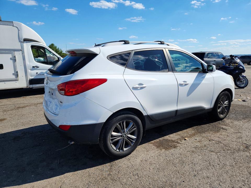 2014 Hyundai Tucson VIN KM8JUCAG9EU798273 COPART salvage auction — REAR END, Pa - Certificate Of Salvage, sold $1,500 on 2026-07-07 (photo 3)