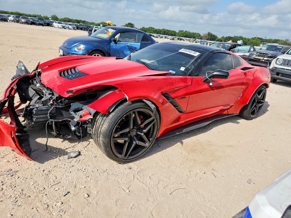 2016 Chevrolet Corvette VIN 1G1YL2D75G5124395 — COPART salvage auction photo