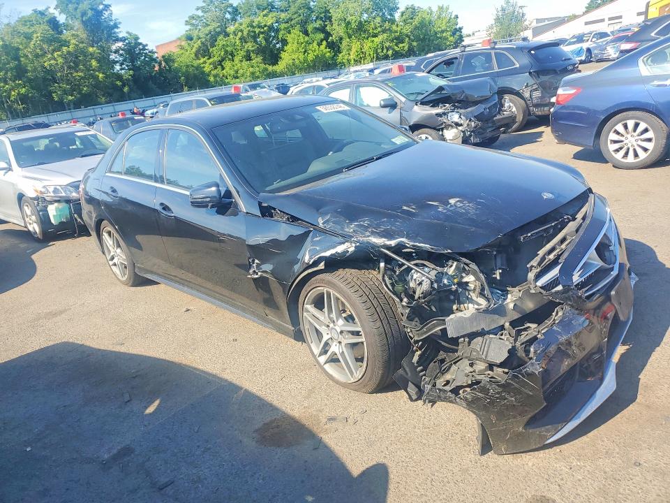 2014 Mercedes-benz E-klasse VIN WDDHF8JB2EB062260 COPART salvage auction — FRONT END, Id - Salvage Certificate Of Title, sold $2,150 on 2026-07-31 (photo 4)