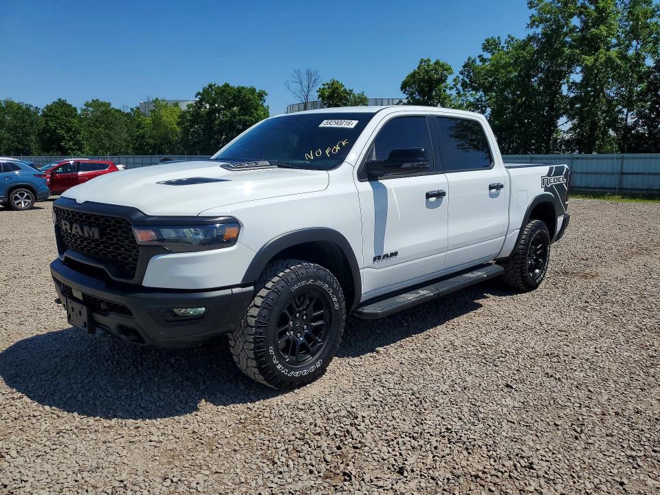 2025 Ram 1500 VIN 1C6SRFLP8SN594053 COPART salvage auction — MINOR DENT/SCRATCHES, Ny - Mv-907A Salvage Certificate, sold $44,500 on 2026-07-28 (photo 1)
