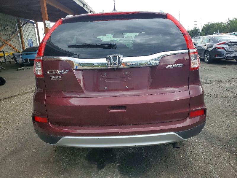2016 Honda VIN 5J6RM4H72GL051216 COPART salvage auction — FRONT END, CO - PUBLIC - SALVAGE TITLE, sold $4,350 on 2026-07-02 (photo 6)