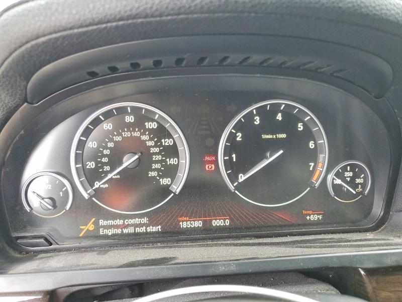 2011 BMW 7 series VIN WBAKC6C54BC394238 COPART salvage auction — MINOR DENT/SCRATCHES, Ca - Dis/Dlr/Exp App For Dup Clean, sold $475 on 2026-07-20 (photo 9)