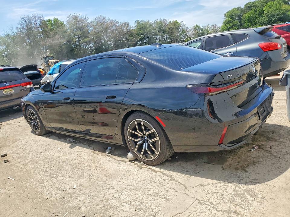 2024 BMW I7 VIN WBY53EJ07RCP86799 COPART salvage auction — UNDERCARRIAGE, Nj - Cert Of Title-Salvage, sold $775 on 2026-07-29 (photo 2)