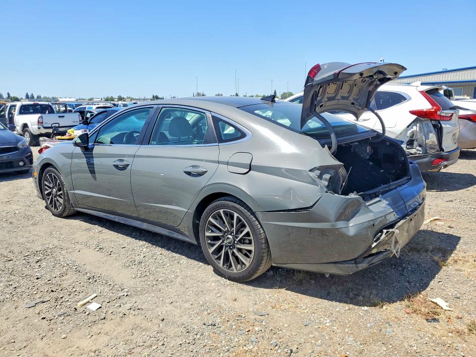 2021 Hyundai Sonata VIN 5NPEH4J20MH080060 COPART salvage auction — REAR END, Ca - Salvage Certificate, sold $8,100 on 2026-07-07 (photo 2)