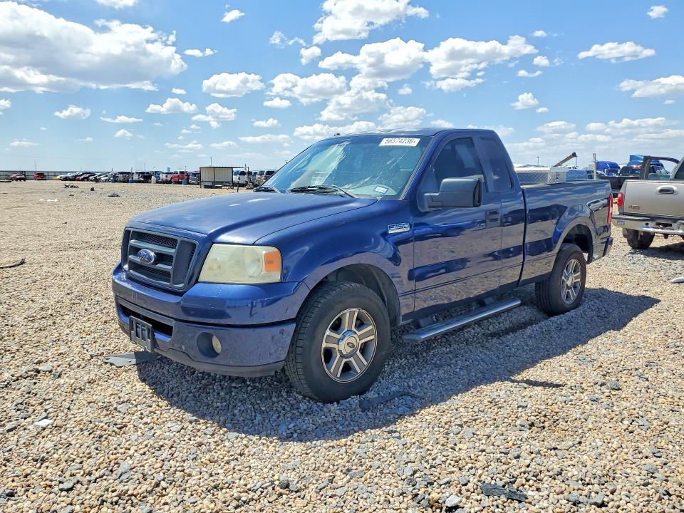 2008 Ford F-150 VIN 1FTRF12W38KE06089 COPART salvage auction — HAIL, Tx - Certificate Of Title, sold $1,800 on 2026-08-01 (photo 1)