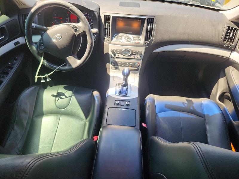 2009 Infiniti G37 VIN JNKCV61F99M353247 COPART salvage auction — FRONT END, NV - SALVAGE TITLE, sold $775 on 2026-07-20 (photo 8)