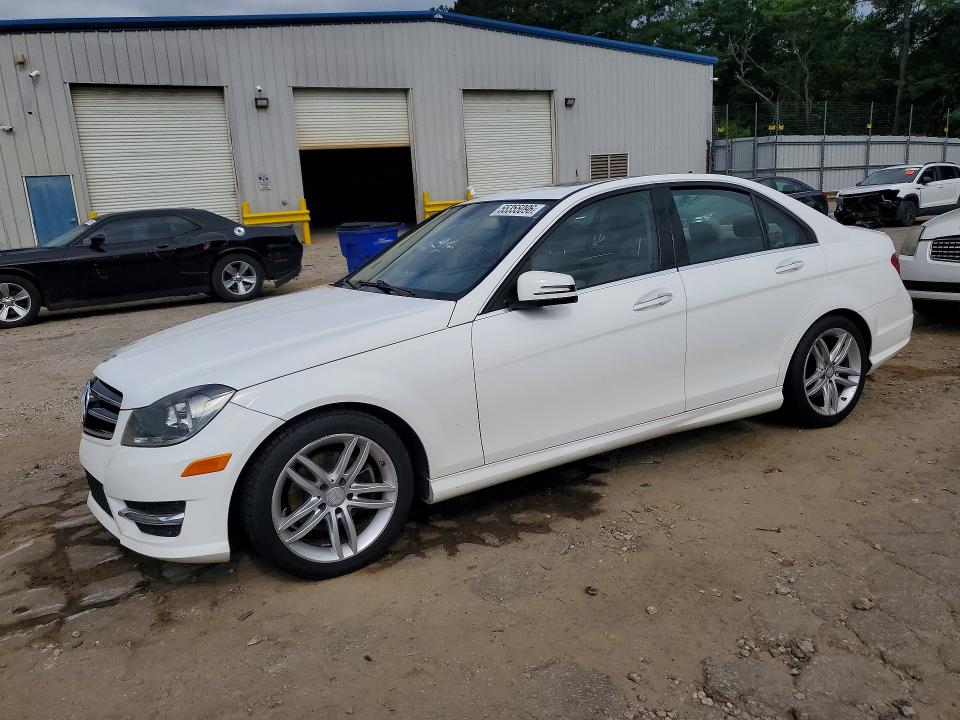2014 Mercedes-benz VIN WDDGF4HB0ER315156 COPART salvage auction — WATER/FLOOD, Ga - Cert Of Title-Flood Salvage, sold $825 on 2026-07-02 (photo 1)