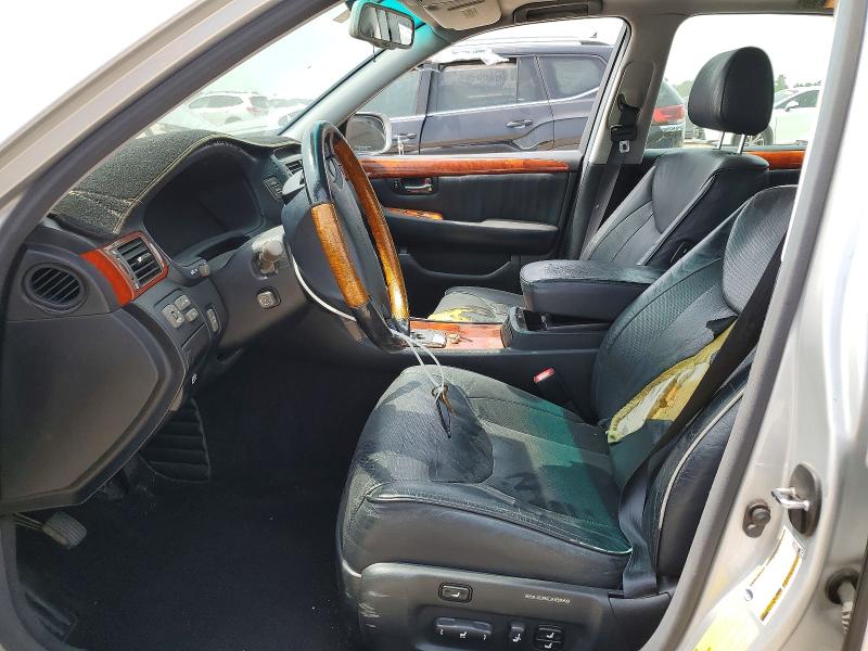 2005 Lexus Ls 430 VIN JTHBN36F655020723 COPART salvage auction — WATER/FLOOD, TX - SALVAGE TITLE-FLOOD DAMAGE (P), sold $650 on 2026-07-10 (photo 7)