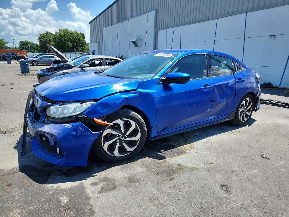 2018 Honda Civic VIN SHHFK7H4XJU202852 COPART salvage auction — FRONT END, Fl - Cert Of Title Slvg Rebuildable, sold $1,550 on 2026-07-13 (photo 1)