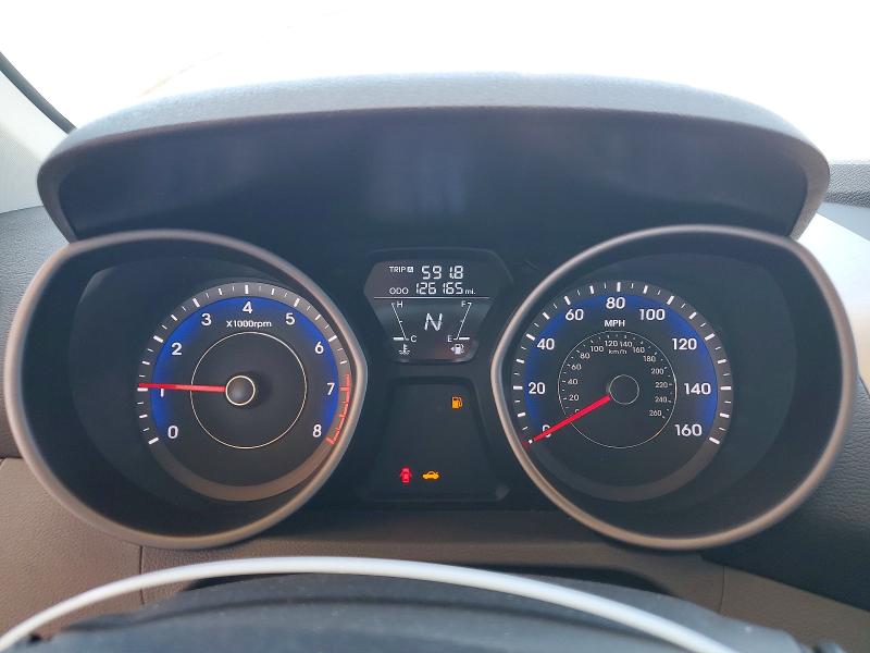 2013 Hyundai Elantra VIN KMHDH4AE5DU891425 COPART salvage auction — REAR END, Az - Cert Of Title - Salvage, sold $2,000 on 2026-07-07 (photo 9)