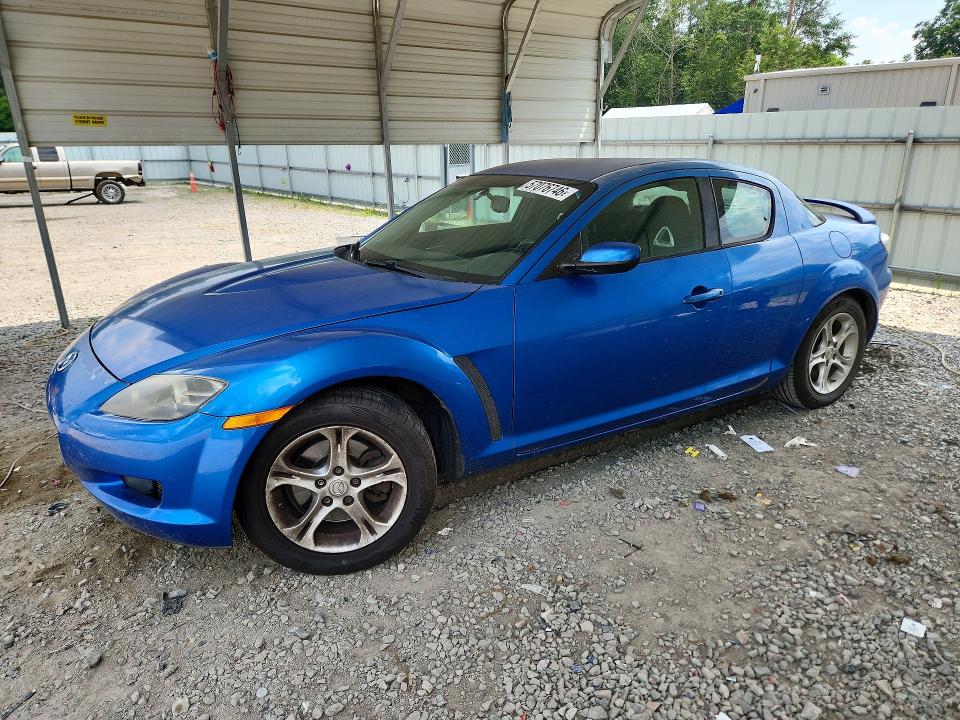 2004 Mazda Rx-8 VIN JM1FE17N840109413 COPART salvage auction — SIDE, Ga - Cert Of Title-Salvage, sold $800 on 2026-07-21 (photo 1)
