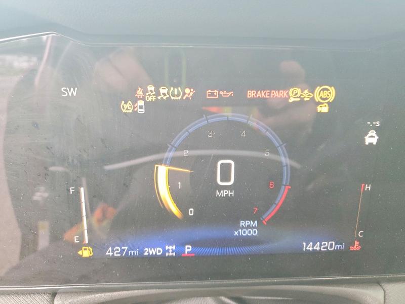 2025 Chevrolet Trailblazer VIN KL79MRSL5SB153131 COPART salvage auction — HAIL, Ny - Mv-907A Salvage Certificate, sold $9,000 on 2026-07-20 (photo 9)