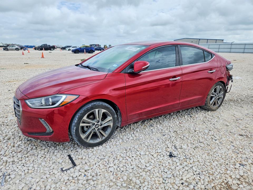 2017 Hyundai VIN KMHD84LF6HU333143 COPART salvage auction — REAR END, Tx - Salvage Vehicle Title, sold $90 on 2026-07-23 (photo 1)