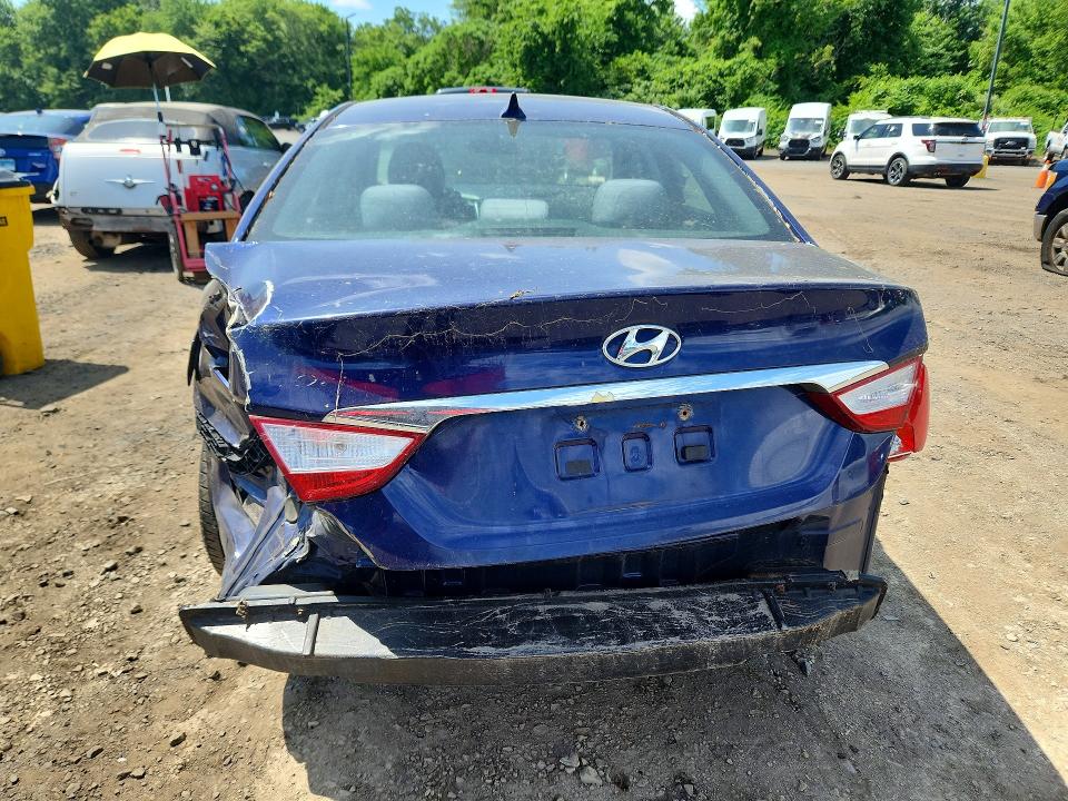 2011 Hyundai Sonata VIN 5NPEB4AC5BH274686 COPART salvage auction — REAR END, MA - CERTIFICATE OF TITLE, sold $900 on 2026-07-09 (photo 6)